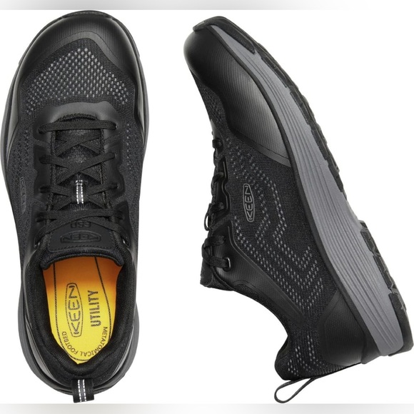 Keen Utility Sparta 2 ESD Aluminum Toe Work Shoes in Steel Grey/Black - Picture 2 of 13